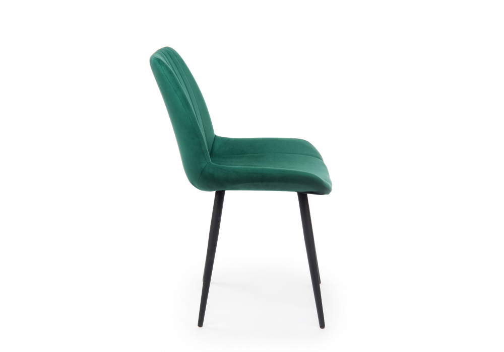 фото стул на металлокаркасе woodville седа зеленый (zd 667) / черный 632422 | 220svet.ru