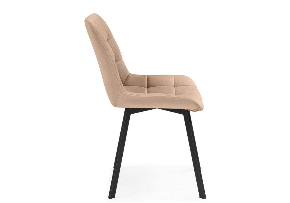 фото стул крутящийся  woodville челси 360 бежевый (zd 210) / черный 626080 | 220svet.ru