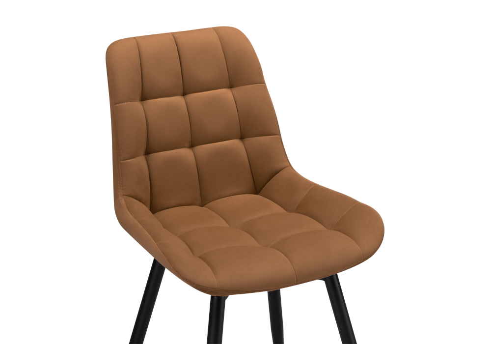 фото стул woodville челси крутящийся кирпичный / черный 571401 | 220svet.ru