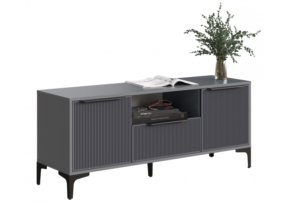 фото гостиная комплектация 1 woodville иадама графит софт 620680 | 220svet.ru