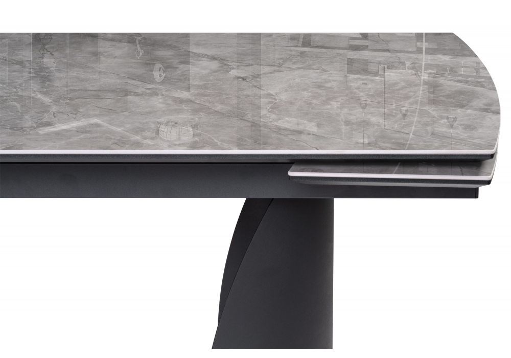 фото керамический стол раздвижной woodville готланд 180(240)х90х79 baolai / черный 588028 | 220svet.ru