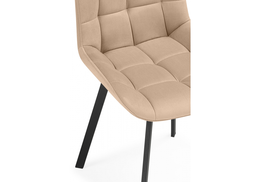 фото стул крутящийся  woodville челси 360 бежевый (zd 210) / черный 626080 | 220svet.ru