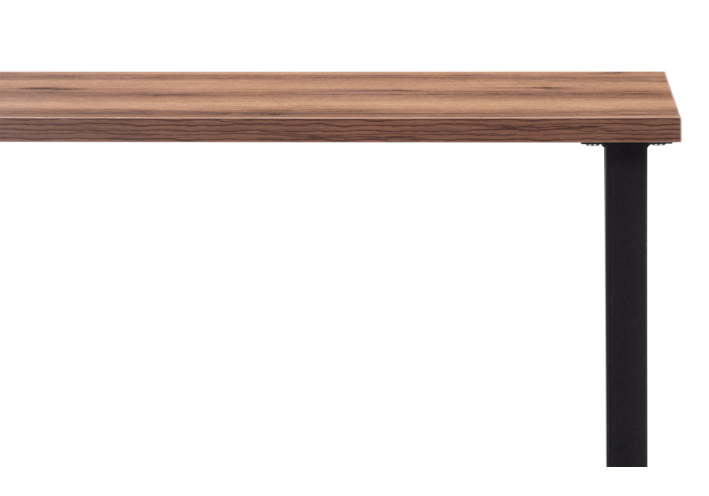 фото стол woodville дилан лофт 120х40х110 дуб делано темный 513977 | 220svet.ru