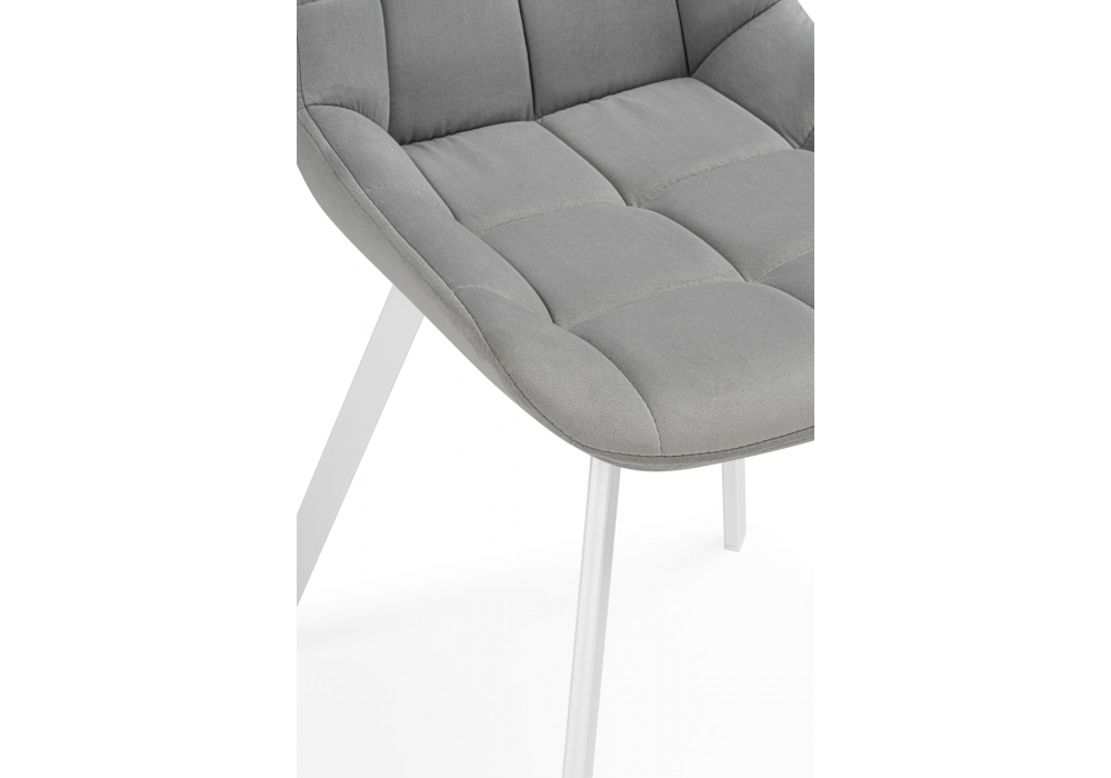 фото стул крутящийся woodville челси 360 светло-серый (zd 960) / белый 626089 | 220svet.ru