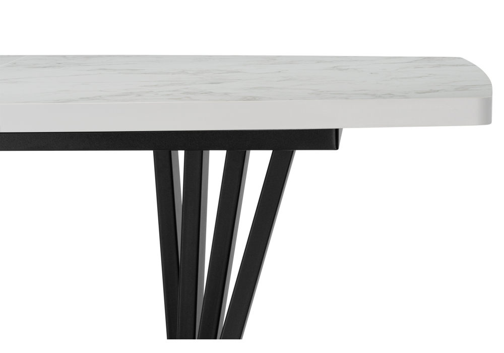 фото стол раскладной 160(205)х90 woodville эудес сабия / черный 631324 | 220svet.ru