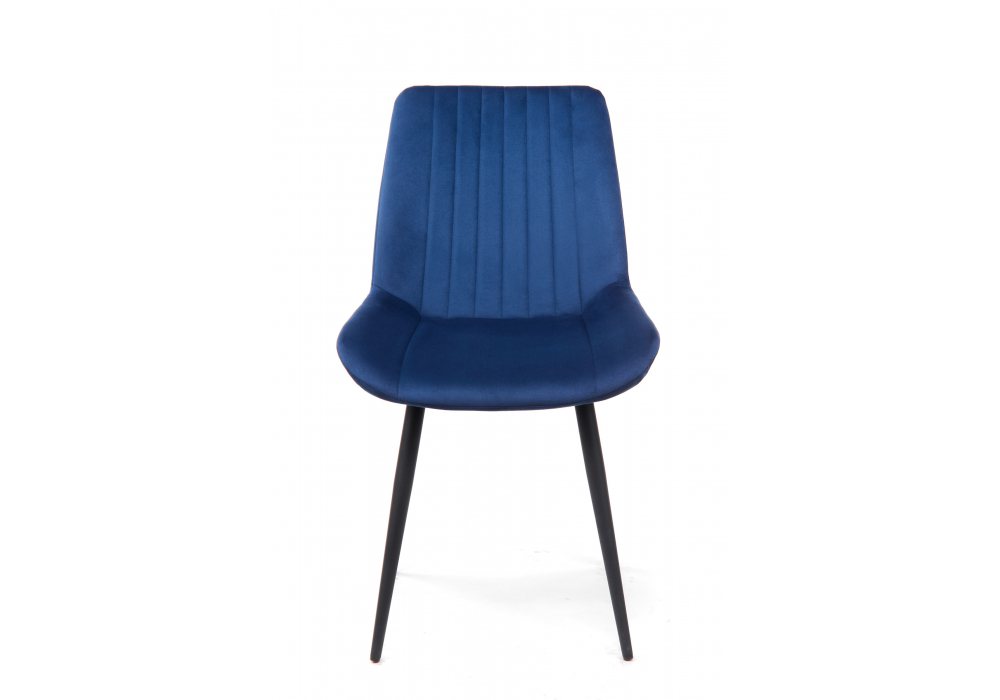 фото стул на металлокаркасе woodville седа синий (zd 798) / черный 632434 | 220svet.ru