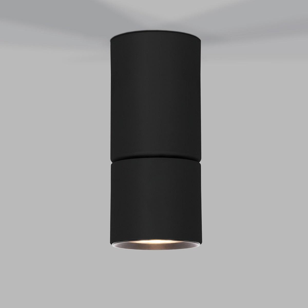 фото потолочный светодиодный светильник elektrostandard 25042/led 10w 4000k черный a063680 | 220svet.ru