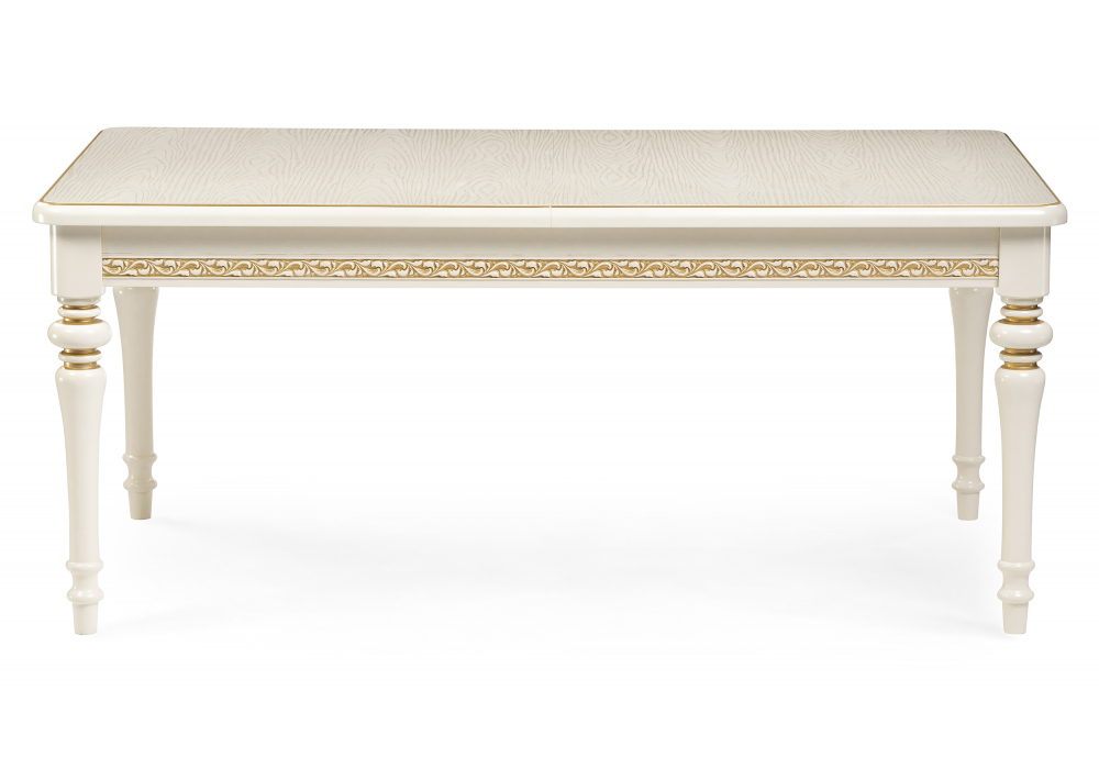 фото стол деревянный раскладной woodville маранта 618716 слоновая кость | 220svet.ru