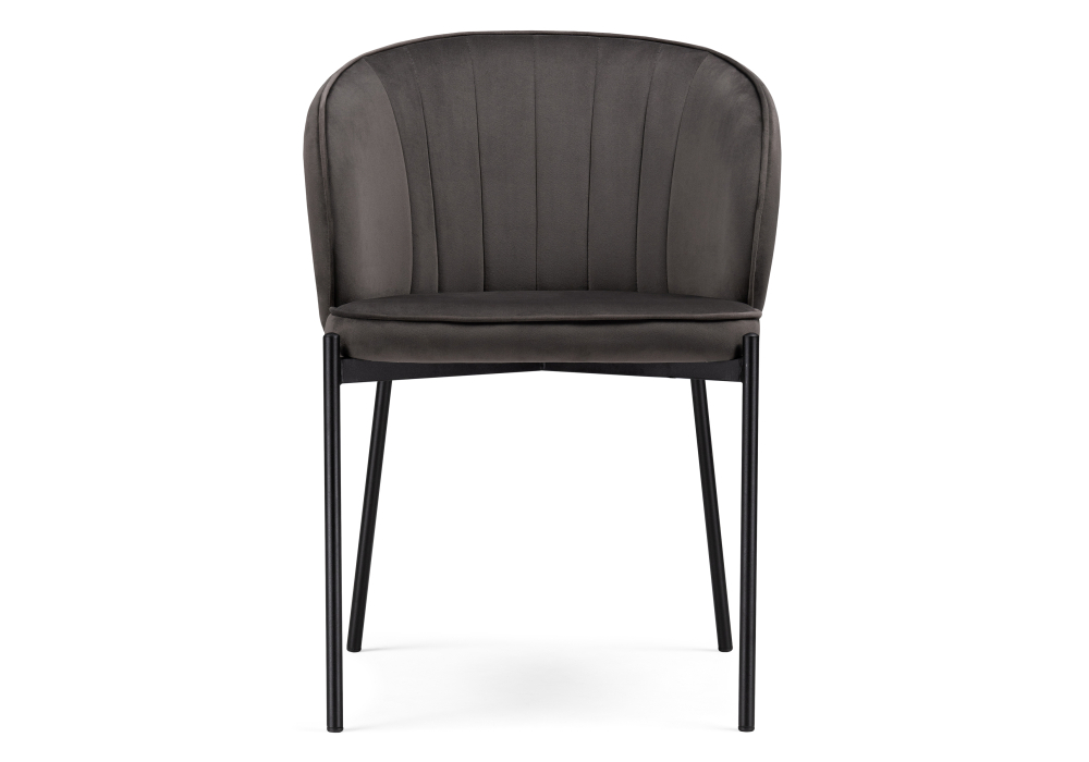 фото стул woodville нейл серый / черный 528448 | 220svet.ru