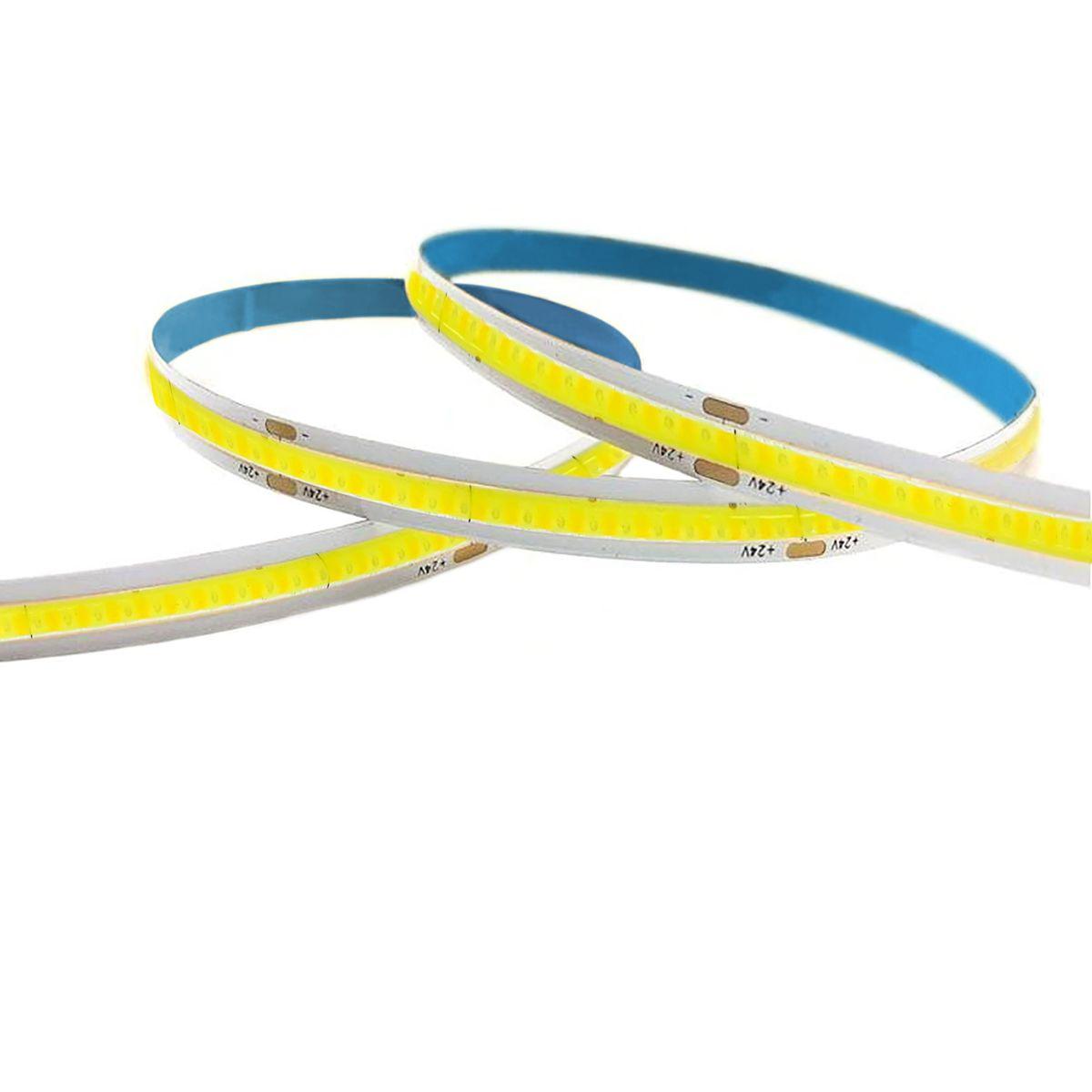 фото лента apeyron 10w/m 560led/m cob теплый/холодный белый 5m 00-492 | 220svet.ru