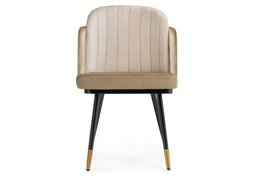 фото стул woodville penelopa beige / light beige / black / gold 15416 | 220svet.ru