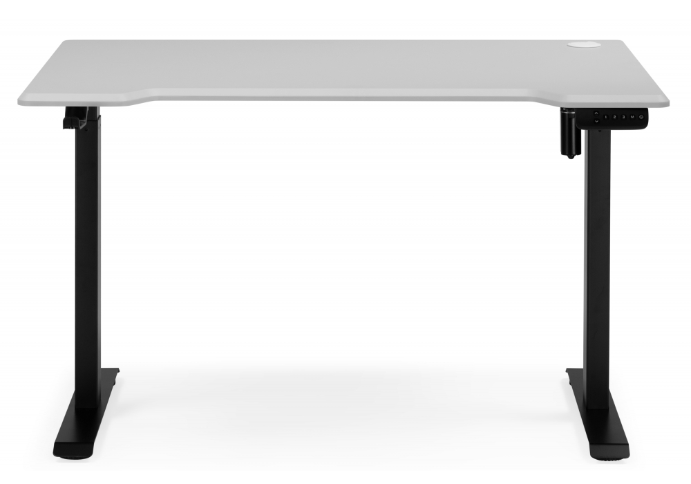 фото компьютерный стол с подъемным механизмом woodville маркос 120х75 тауп / черный 614599 | 220svet.ru