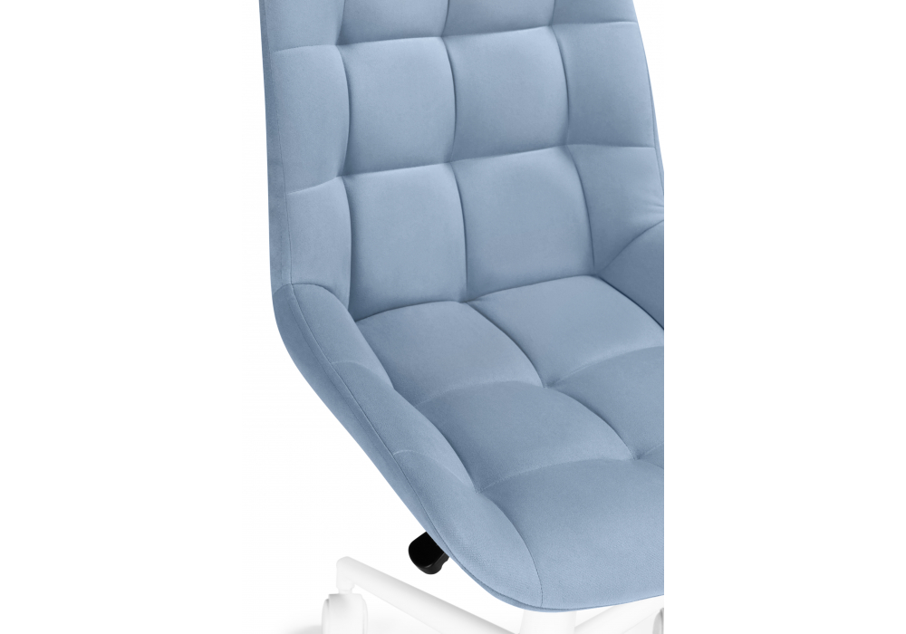 фото офисное кресло woodville честер голубой / белый 533176 | 220svet.ru
