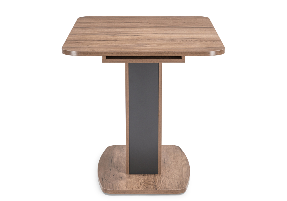 фото стол деревянный woodville токио-28 дуб табачный / антрацит 515103 | 220svet.ru