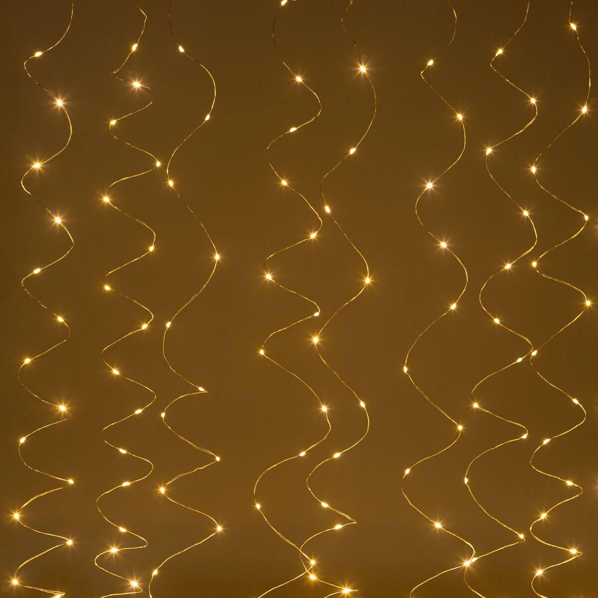 фото светодиодная гирлянда эра занавес 220v динамичный теплый белый - zw б0055999 | 220svet.ru