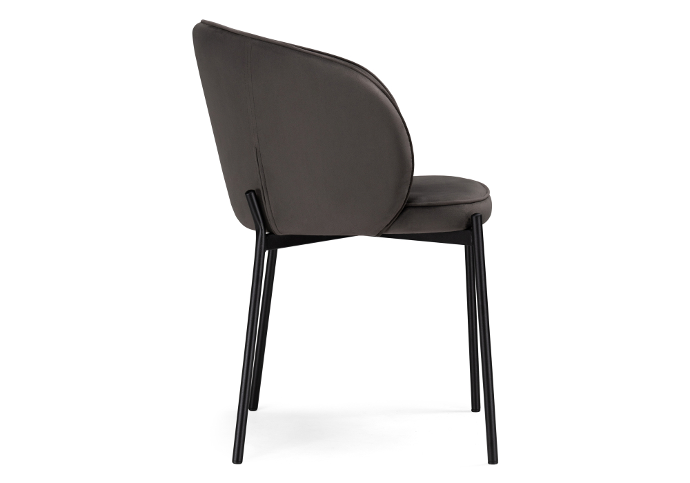 фото стул woodville нейл серый / черный 528448 | 220svet.ru