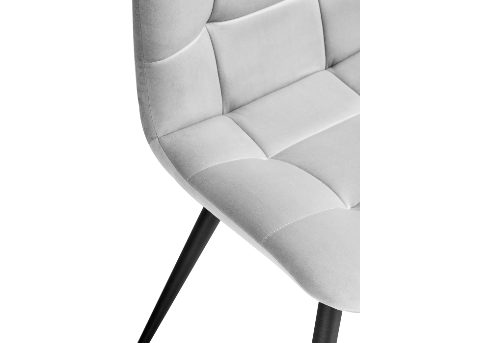 фото стул woodville чилли к светло-серый / черный 502073 | 220svet.ru