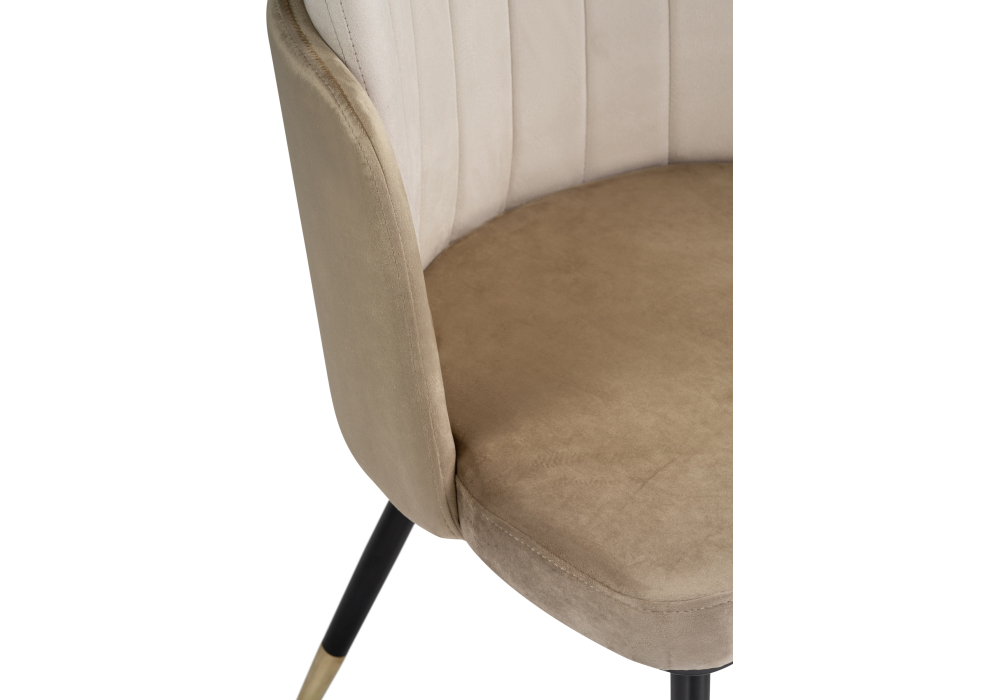 фото стул woodville penelopa beige / light beige / black / gold 15416 | 220svet.ru