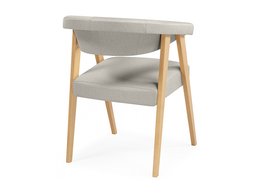 фото стул деревянный woodville невада 2 натуральное дерево / ткань 135 664666 | 220svet.ru