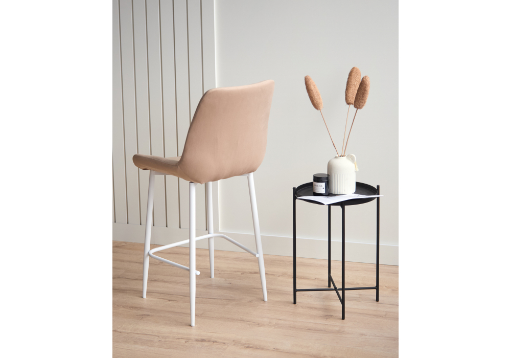 фото барный стул woodville челси бежевый / белый 632556 | 220svet.ru