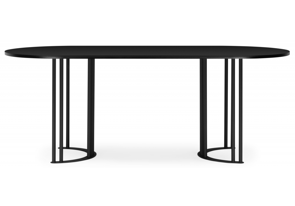 фото стол деревянный woodville хьюго черная шагрень пленка 620415 | 220svet.ru