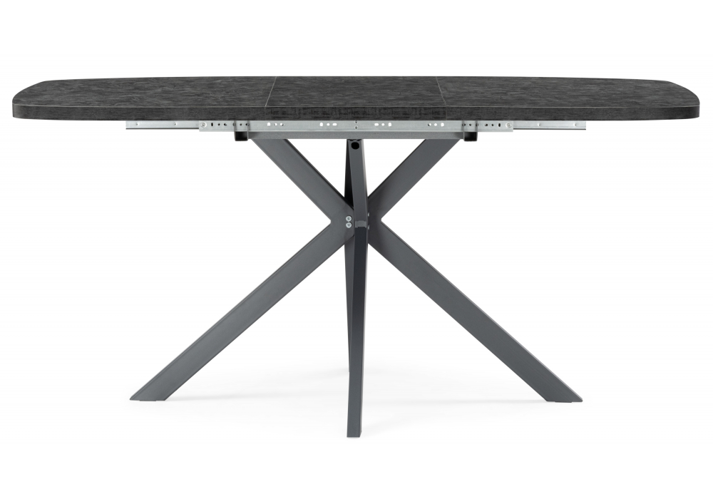 фото стол деревянный раскладной 116(160)x77 woodville кортез малави / серый 619925 | 220svet.ru