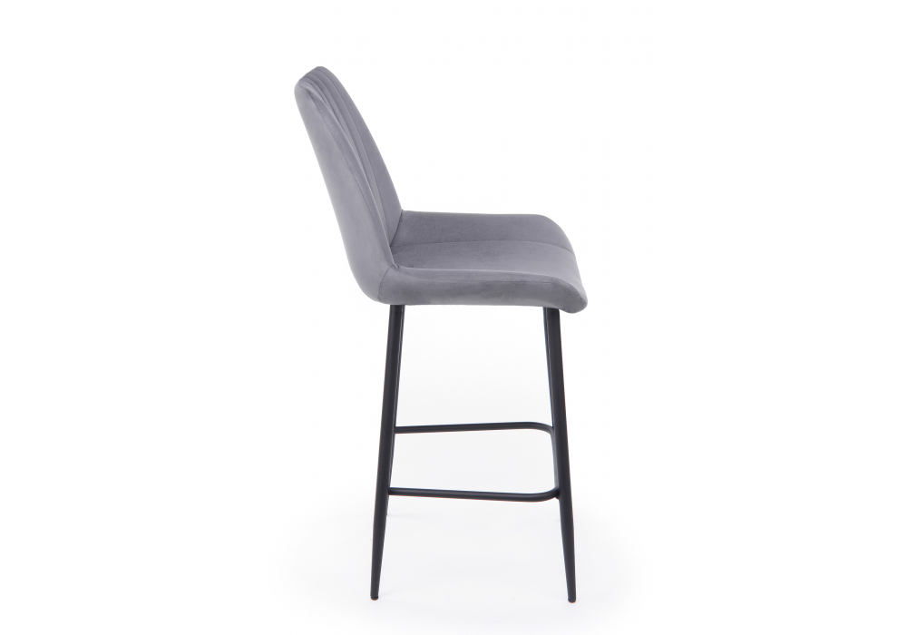 фото барный стул вращающийся woodville седа 360 темно-серый (zd 995) / черный 632594 | 220svet.ru