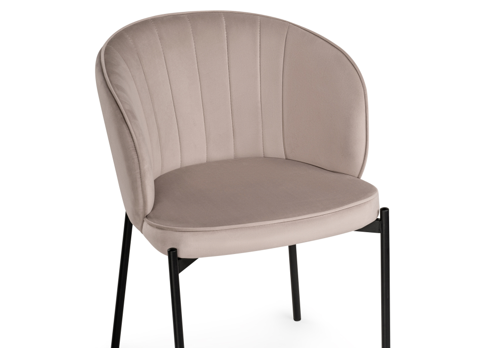 фото стул woodville нейл латте / черный 528450 | 220svet.ru