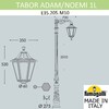 Миниатюра фото парковый фонарь fumagalli tabor adam/noemi 1l  e35.205.m10.axh27 | 220svet.ru
