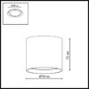 Миниатюра фото потолочный светильник odeon light oben 7129/8cl черный | 220svet.ru