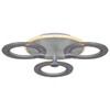 Миниатюра фото потолочная светодиодная люстра reluce 20309-0.3-3+1 wt 57w | 220svet.ru