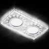 Миниатюра фото встраиваемый светодиодный светильник ambrella light led s234/2 w/ch/wh | 220svet.ru