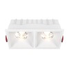 Миниатюра фото встраиваемый светильник maytoni alfa led dl043-02-15w3k-sq-w | 220svet.ru