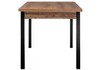 Миниатюра фото стол деревянный оригон дуб горный / черный матовый | 220svet.ru