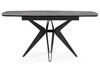 Миниатюра фото керамический стол раскладной woodville риполь 160(205)х89 larka grey / черный 625971 | 220svet.ru