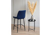 Миниатюра фото барный стул woodville челси синий/ черный 632579 | 220svet.ru