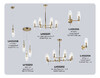 Миниатюра фото люстра на штанге ambrella light high light lh55202 | 220svet.ru