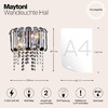 Миниатюра фото настенный светильник maytoni mod097wl-02ch | 220svet.ru