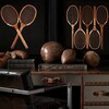 Миниатюра фото картина теннисные ракетки restoration hardware h-dim-ws-0003-z | 220svet.ru