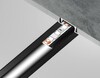 Миниатюра фото профиль встраиваемый для светодиодной ленты ambrella illumination gp1001bk | 220svet.ru