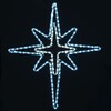Миниатюра фото светодиодная фигура &quot;полярная звезда&quot; 70 x 60 см небесно-голубая, ip65 ltc plr-8-2sb | 220svet.ru
