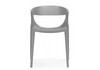 Миниатюра фото пластиковый стул woodville градно жесткий серый 629339 | 220svet.ru