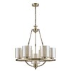Миниатюра фото подвесная люстра lumion riverly 6524/7 античная латунь | 220svet.ru