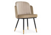 Миниатюра фото стул woodville penelopa beige / light beige / black / gold 15416 | 220svet.ru