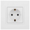 Миниатюра фото розетка эра elegance 14-2101-01м с заземлением 2p+e schuko 16а-250в белый матовый б0065800 | 220svet.ru