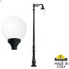 Миниатюра фото парковый фонарь fumagalli tabor adam/globe 400 1l g40.205.m10.aye27 | 220svet.ru