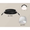 Миниатюра фото комплект встраиваемого светильника ambrella light techno spot xc7622047 sbk/fr черный песок/белый матовый (c7622, n7177) | 220svet.ru