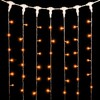Миниатюра фото гирлянда занавес 2 x 2 м желтый 220в, 400 led, провод прозрачный пвх, ip54 ltc pcl402-10-2y | 220svet.ru