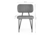 Миниатюра фото стул на металлокаркасе woodville вакао антрацитовый brendy stone 28 / черный 615184 | 220svet.ru