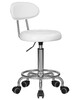 Миниатюра фото табурет мастера dobrin billy lm-3052_ch-m_el-white-13142 | 220svet.ru